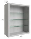30x36 Wall Cabinet (No Doors) To Be Used With Glass Doors