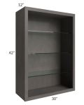 30x42 Wall Cabinet (No Doors) To Be Used With Glass Doors