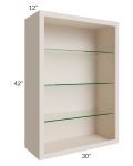 30x42 Wall Cabinet (No Doors) To Be Used With Glass Doors