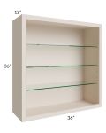 36x36 Wall Cabinet (No Doors) To Be Used With Glass Doors