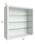 36x36 Wall Cabinet (No Doors) To Be Used With Glass Doors