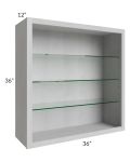 36x36 Wall Cabinet (No Doors) To Be Used With Glass Doors