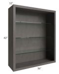 36x42 Wall Cabinet (No Doors) To Be Used With Glass Doors