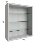 36x42 Wall Cabinet (No Doors) To Be Used With Glass Doors