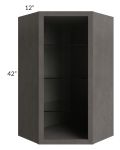 24x42 Corner Wall Cabinet (No Door) To Be Used With A Glass Door