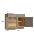 Cobblestone Grey 42" Base Cabinet