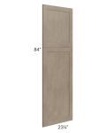 Cobblestone Grey 84" Tall Decorative End Panel