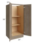 Cobblestone Grey 24x54 Split Pantry Base Cabinet