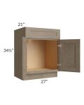 Cobblestone Grey 27" Vanity Sink Base Cabinet