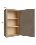 Cobblestone Grey 21 x36 Wall Cabinet