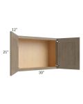 Cobblestone Grey 30x21 Wall Cabinet