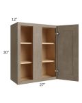 Cobblestone Grey 27x30 Blind Corner Wall Cabinet