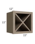 Cobblestone Grey 15x15 Wine Storage Cabinet