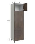 Milan Cafe 24x90 Single Oven Cabinet with 3 Drawers