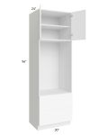 Venetian White Gloss 30x96 Oven Cabinet