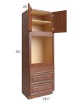 Phoenix Caramel Glaze 31.5x96 Oven Cabinet