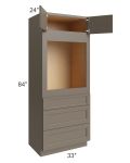 Tuscan Stone 33x84 Oven Cabinet