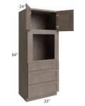 Providence Natural Grey 33x84 Oven Cabinet