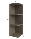 Tuscan Stone 12x36 Open End Wall Cabinet