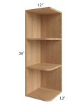Tuscan Timber 12x36 Open End Wall Cabinet