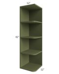 Midtown Hunter Green Shaker 12x42 Open End Wall Cabinet