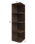 Vienna Kona Brown 12x42 Open End Wall Cabinet
