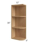 Tuscan Timber 6x30 Open End Wall Cabinet €“ Left Opening