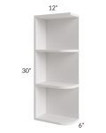 Midtown Cloud Shaker 6x30 Open End Wall Cabinet â‚¬â€œ Left Opening