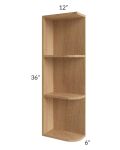 Tuscan Timber 6x36 Open End Wall Cabinet €“ Left Opening