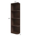 Tuscan Kona Brown 6x42 Open End Wall Cabinet – Left Opening
