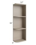 Tuscan Oyster 6x36 Open End Wall Cabinet – Right Opening