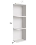 Midtown Cloud Shaker 6x36 Open End Wall Cabinet â‚¬â€œ Right Opening