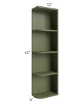 Midtown Hunter Green Shaker 6x42 Open End Wall Cabinet – Right Opening