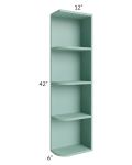 Midtown Sage Green Shaker 6x42 Open End Wall Cabinet – Right Opening