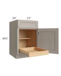 Catalina Mist 21" Base Cabinet with 1 Rollout Tray