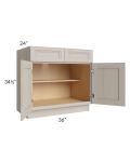 Catalina Mist 36" Base Cabinet