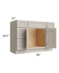 Catalina Mist 48" Vanity Base Cabinet