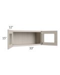 Catalina Mist 33x15 Decorative Wall Cabinet