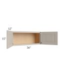 Catalina Mist 36x15 Wall Cabinet