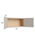 Catalina Mist 36x18 Wall Cabinet