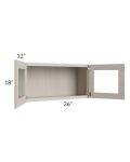 Catalina Mist 36x18 Decorative Wall Cabinet
