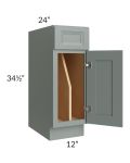 Catalina Meadow Green 12" Tray Divider Base Cabinet