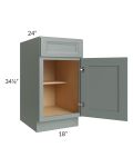 Catalina Meadow Green 18" Base Cabinet