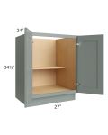 Catalina Meadow Green 27" Full Height Door Base Cabinet