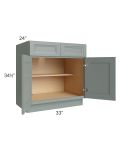 Catalina Meadow Green 33" Base Cabinet