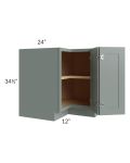 Catalina Meadow Green 36" Corner Base Cabinet - Low stock through March