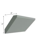Catalina Meadow Green Large Angle Crown Molding