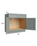 Catalina Meadow Green 36" Sink Base Cabinet - Low stock through March