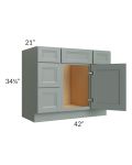 Catalina Meadow Green 42" Vanity Base Cabinet