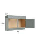 Catalina Meadow Green 48" Vanity Base Cabinet